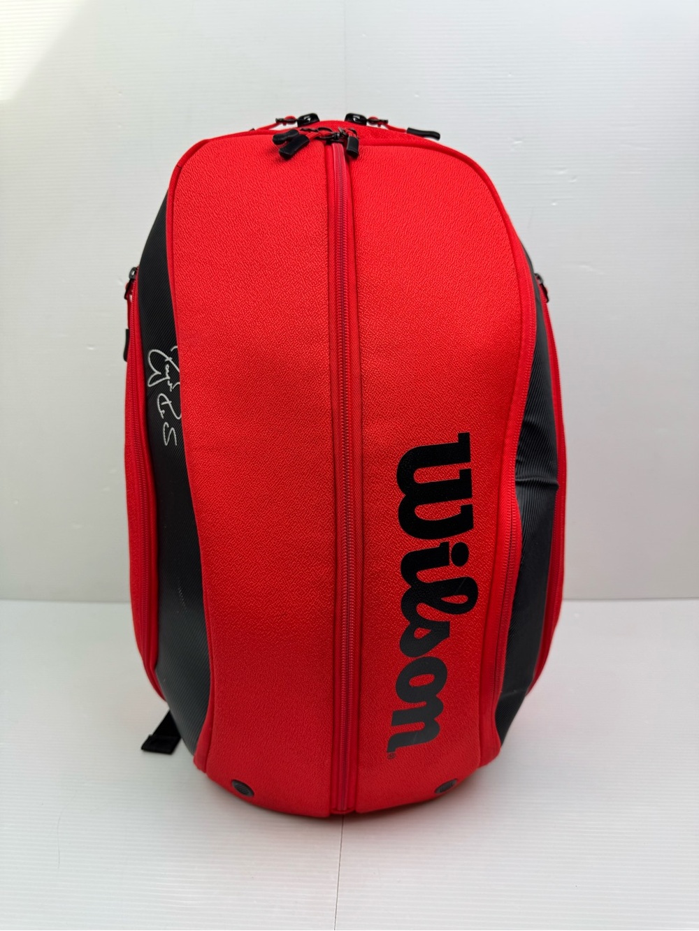 Wilson Roger Federer DNA Pro Tennis Backpack Red/Black Racquet Bag Sport Unisex - Picture 6 of 16